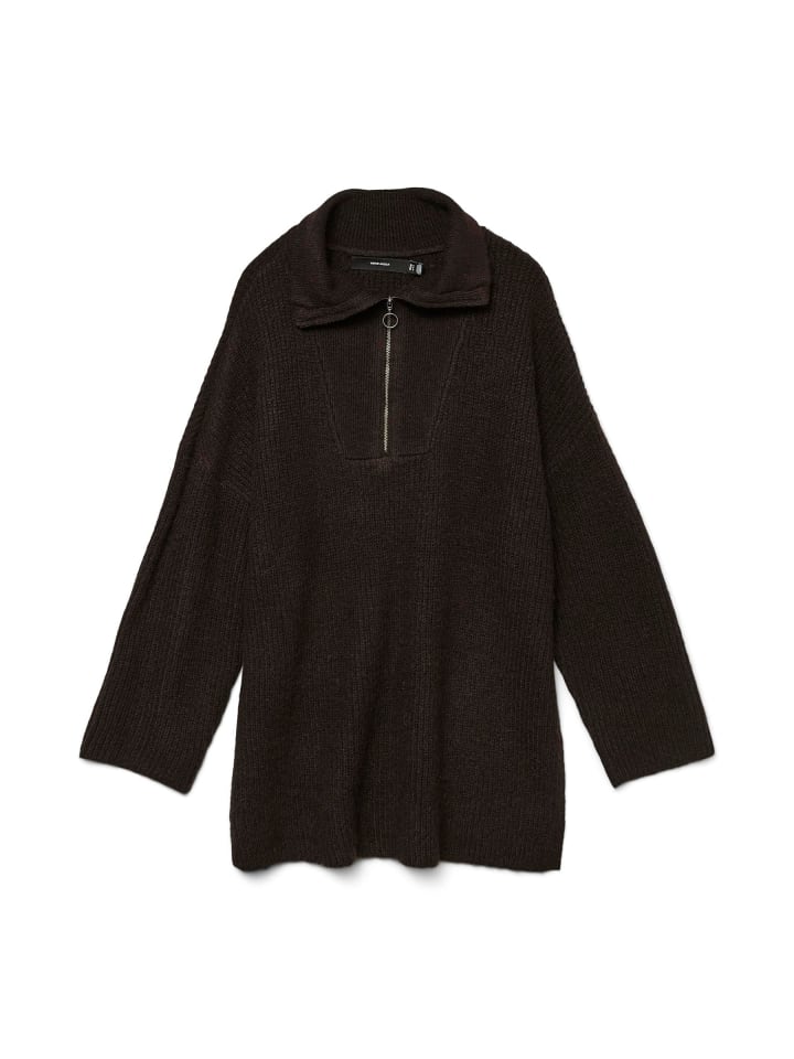 

Вязаный свитер цвета шоколадного торта Vero Moda