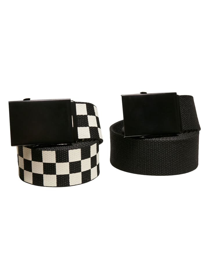 

Ремень Urban Classics, цвет black/offwhite