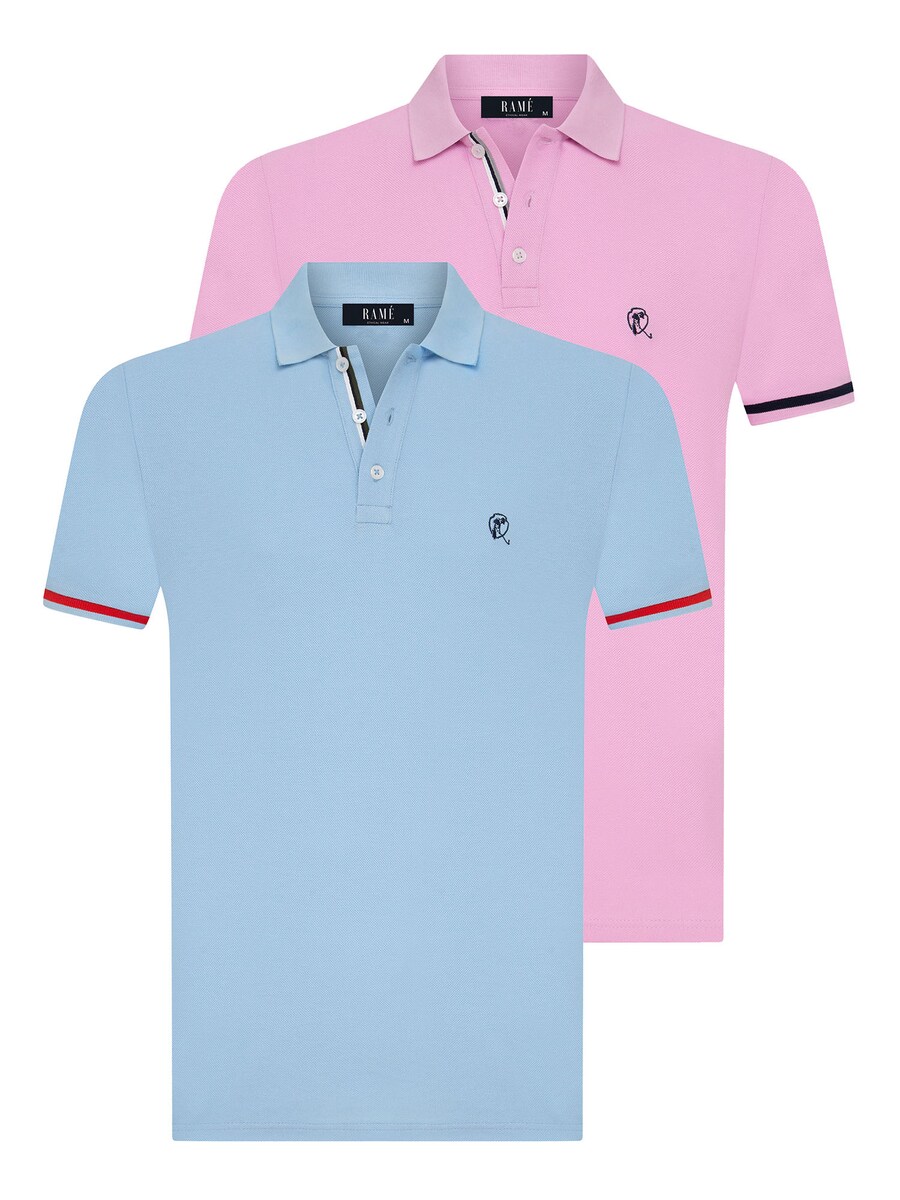 

Рубашка RAME, цвет Navy/Light blue/Pink