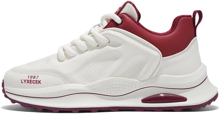 

Мужские модные кроссовки Yebonsho, шнуровка, модные кроссовки, повседневные, удобные, противоскользящие, легкие ретро повседневные обувь, белый