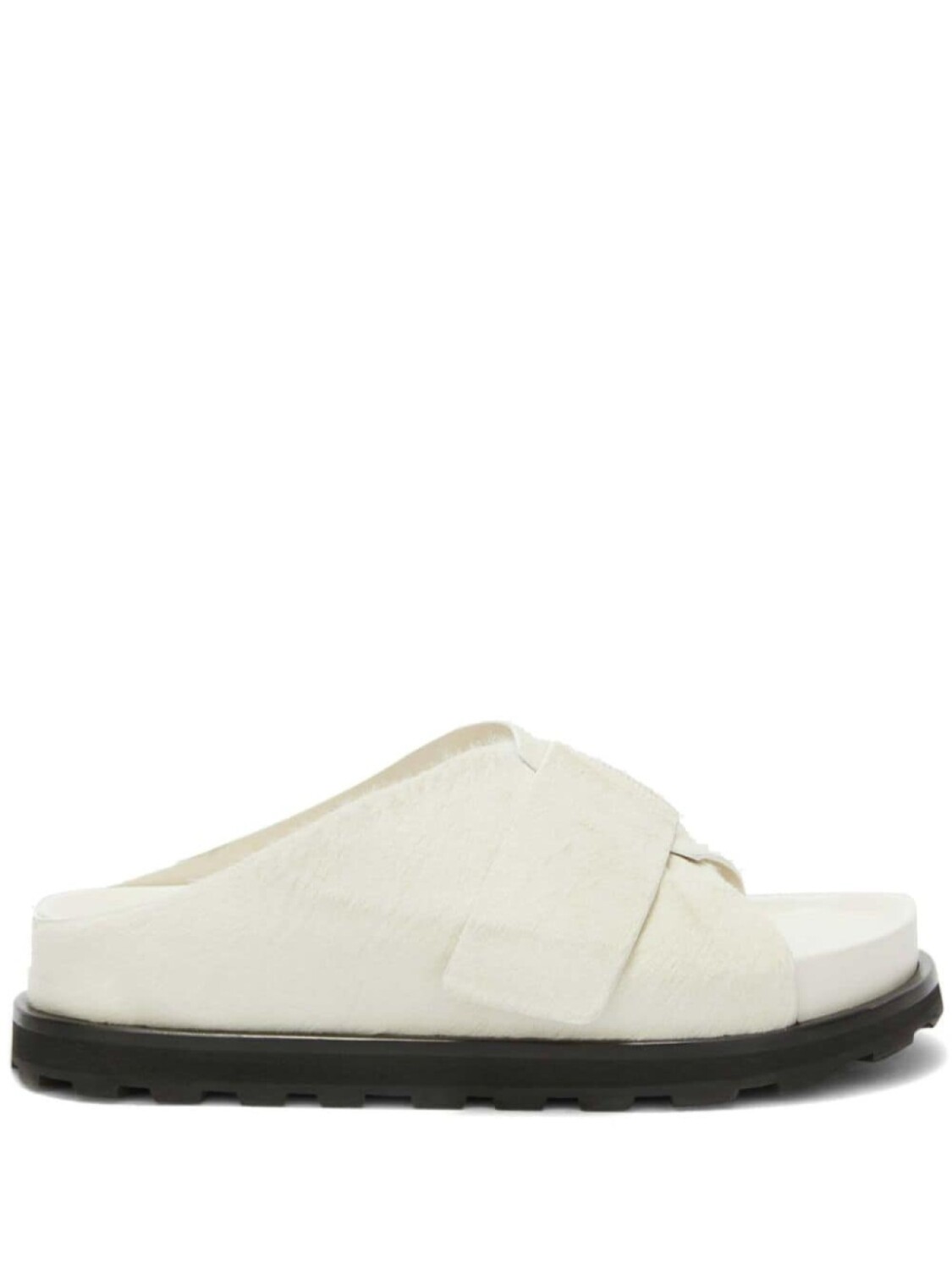 

Jil Sander шлепанцы из овчины на платформе, белый