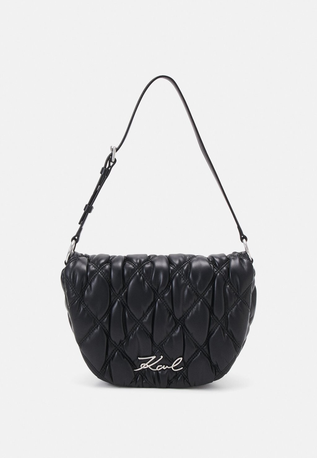 

Сумочка SIGNATURE KUILT FLAP KARL LAGERFELD, черный