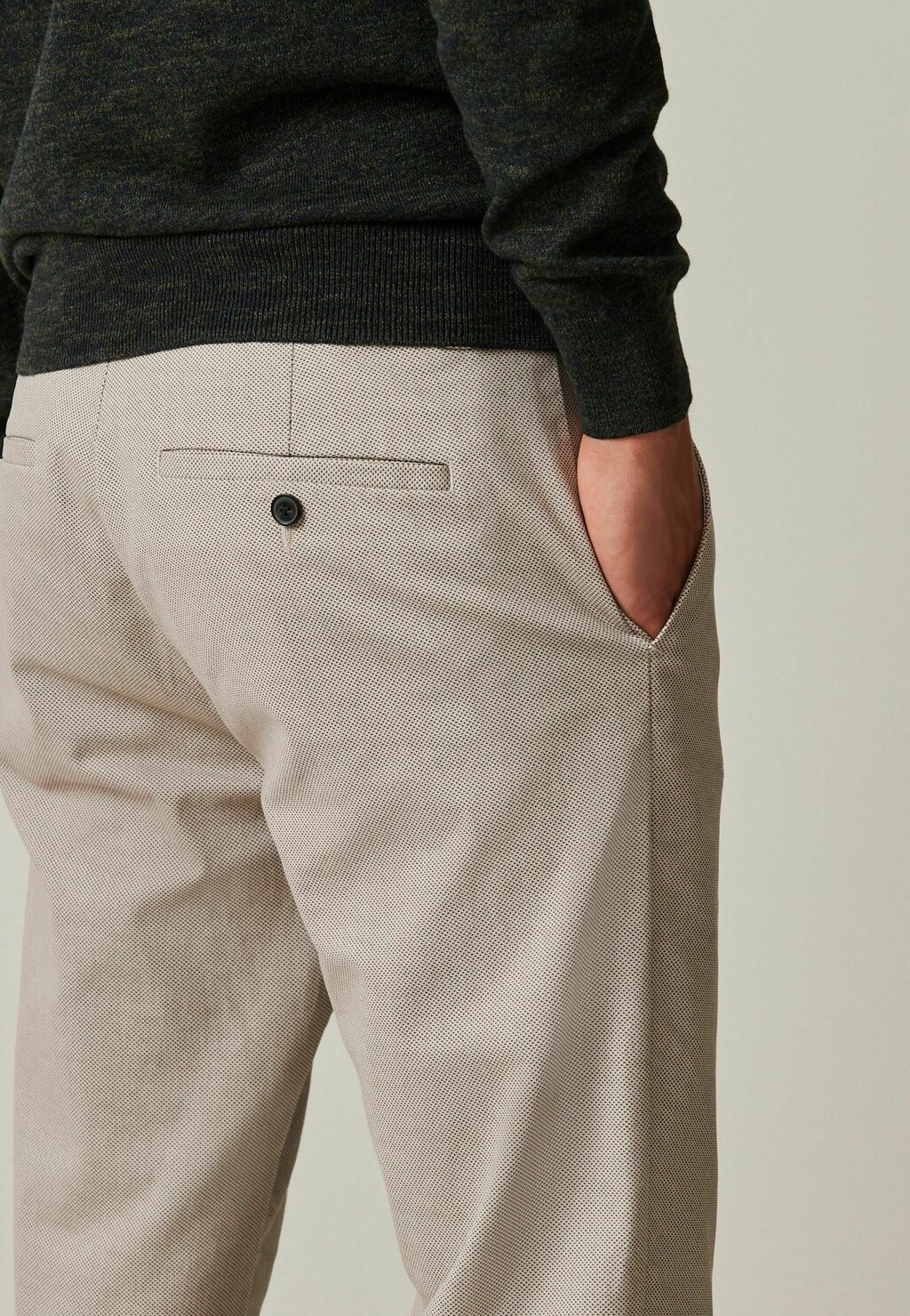 

Брюки-чиносы SOFT TOUCH-SLIM FIT Next, цвет Cream