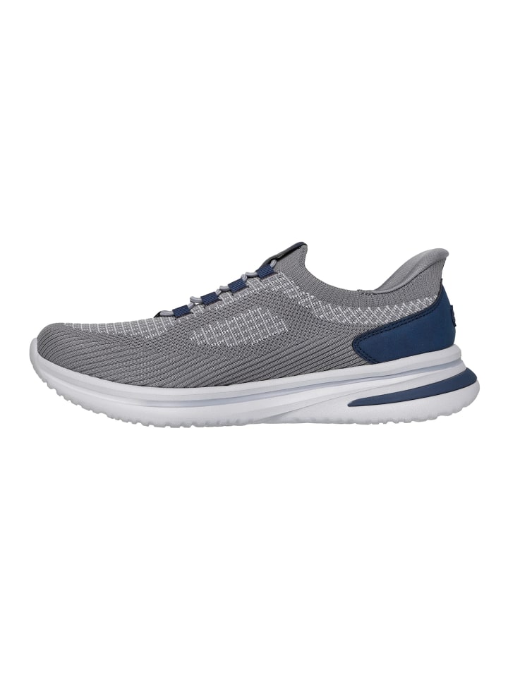 Низкие кроссовки Skechers Slip-ins Relaxed Fit: Norlan - Alonso серого цвета Skechers — фото 2