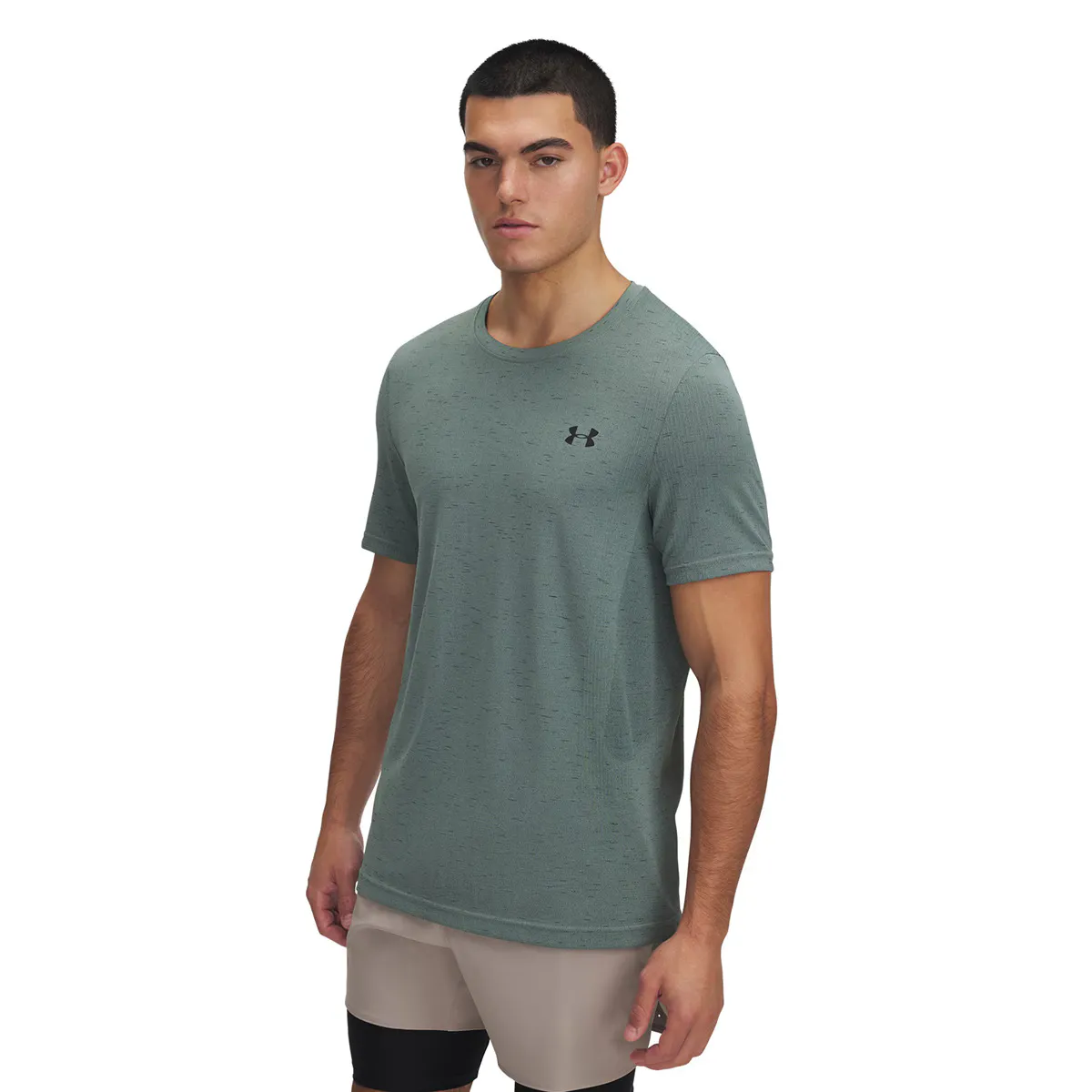 

Vanish бесшовная мужская футболка SS под броней Under Armour, зеленый