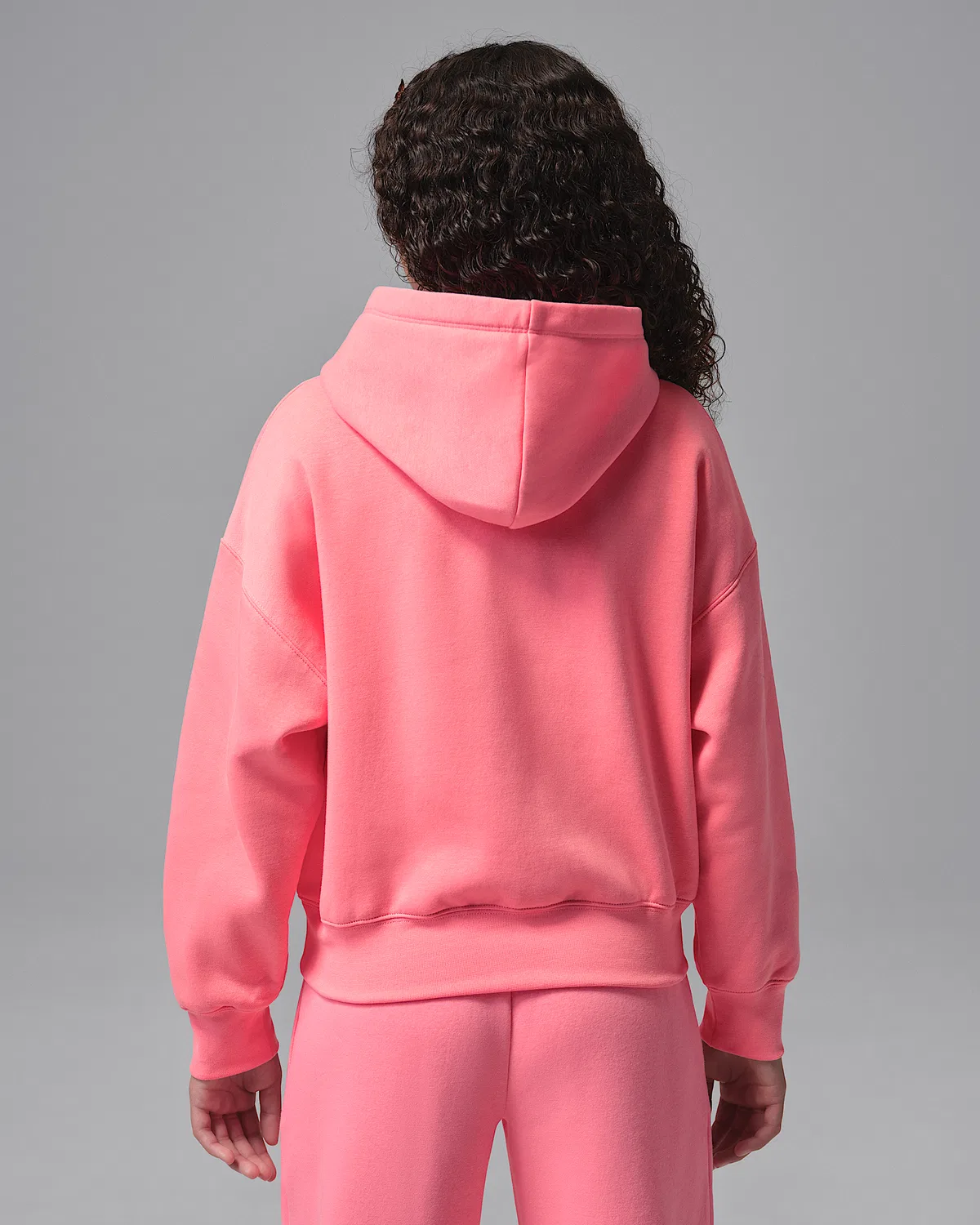 Детская толстовка Jordan Brooklyn Fleece, Pink — фото 2