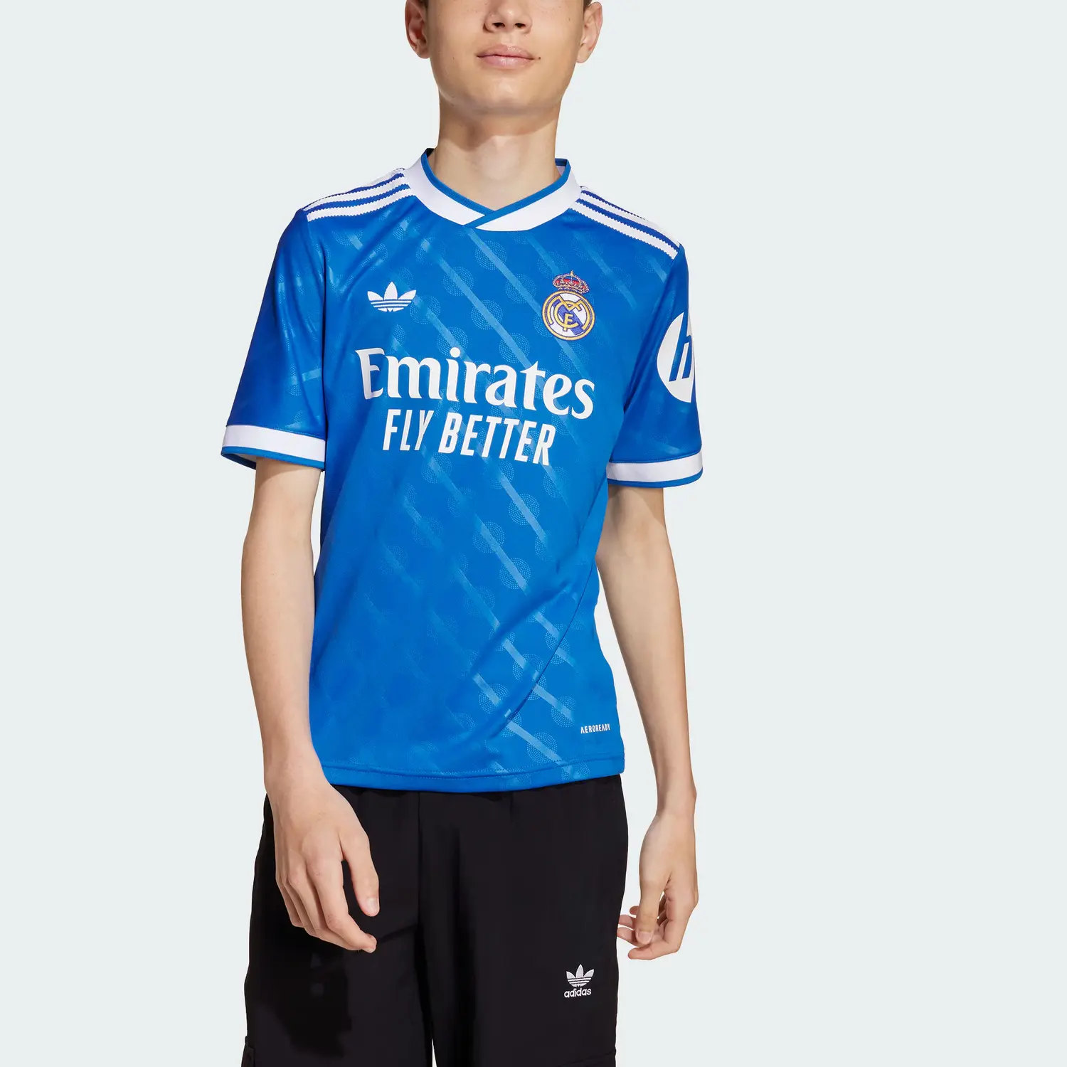 Детская футболка Quick Dry Adidas Originals, синий — фото 3