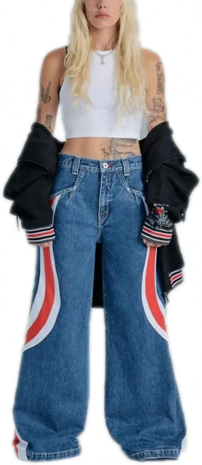 

Dawery baggy jeans women american vintage high waisted