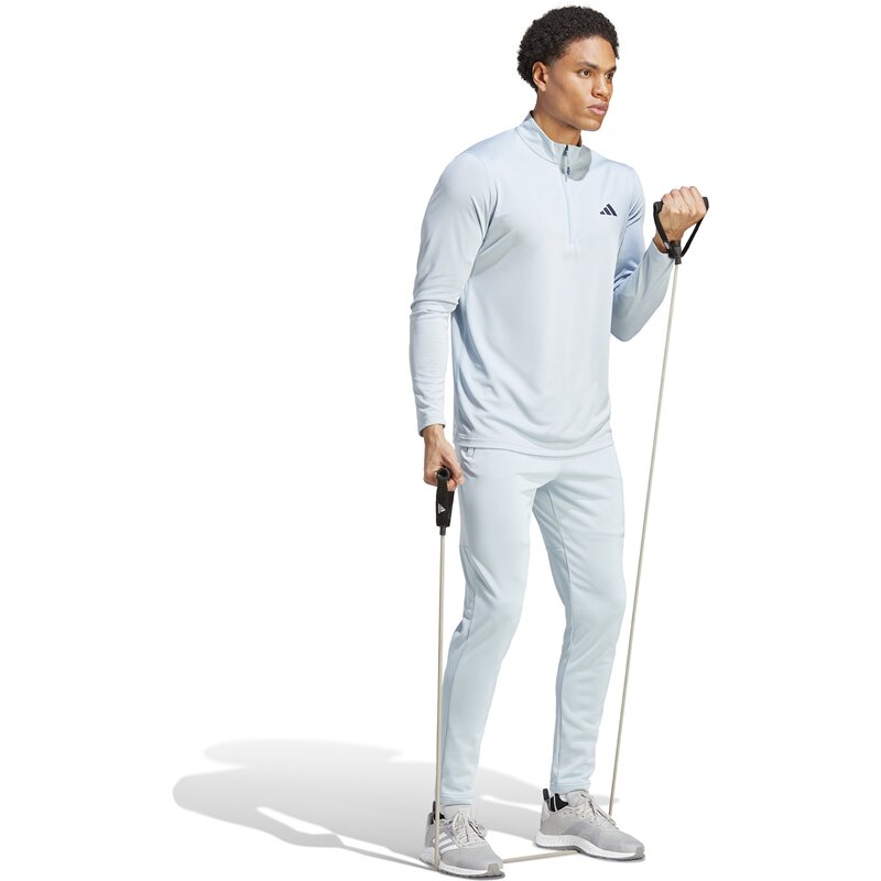 Толстовка для тренировок, сезонная, с молнией 1/4 Adidas, мультиколор — фото 4