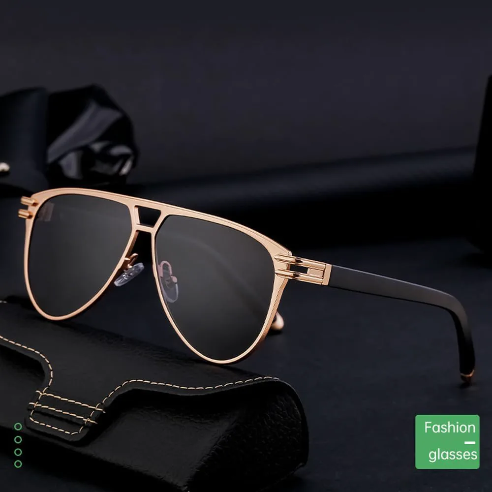 

Мужские солнцезащитные очки с двойной перемычкой, винтажные женские солнцезащитные очки, металлические солнцезащитные очки для женщин, SUN4119 Generic, Gun Grey