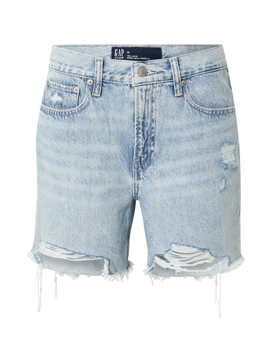 

Джинсовые шорты GAP Loose fit Jeans, светло-синий