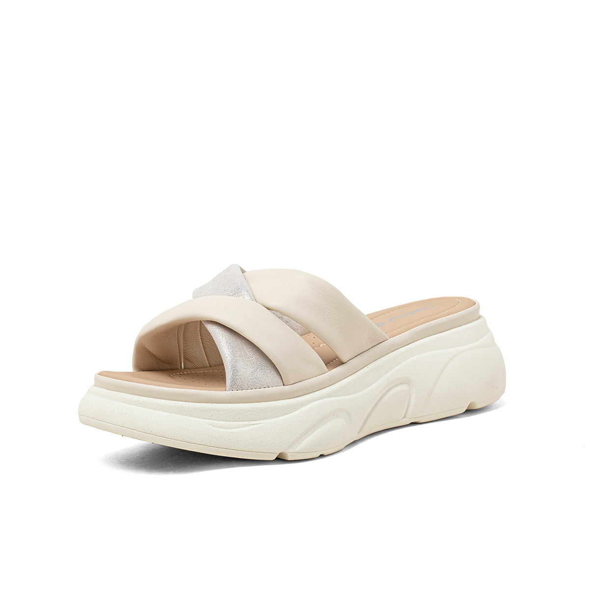 Женские Слипоны Slide Ecru/Apricot COMELY
