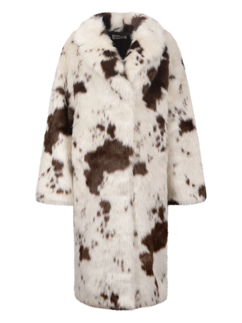 

Пальто в мелкую точку Mc2 Saint Barth, белый