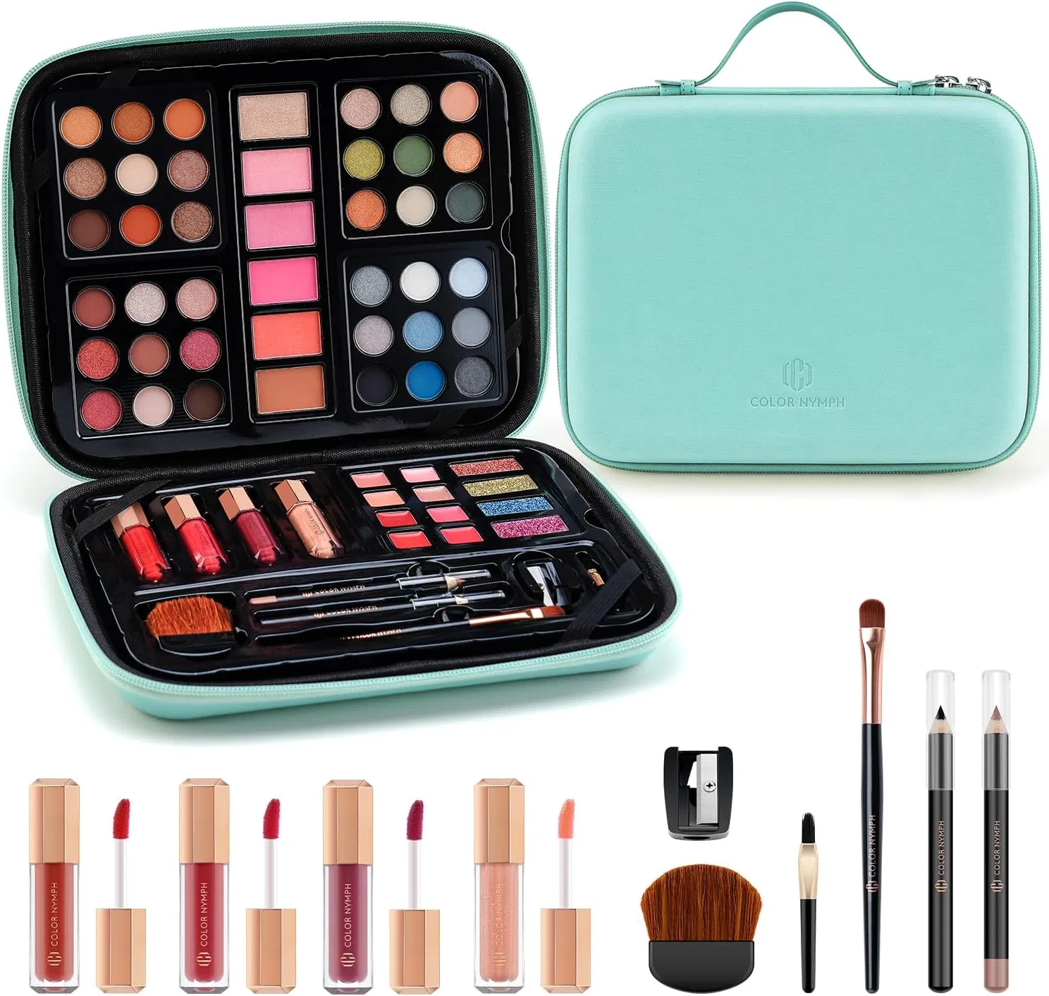 Набор косметики Color Nymph 36 цветов, мята