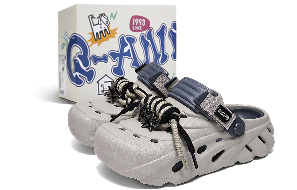 

Q-AND Q and Clogs Unisex - Vitality Бежевый/Винтаж Синий, цвет Vitality Beige/Vintage Blue