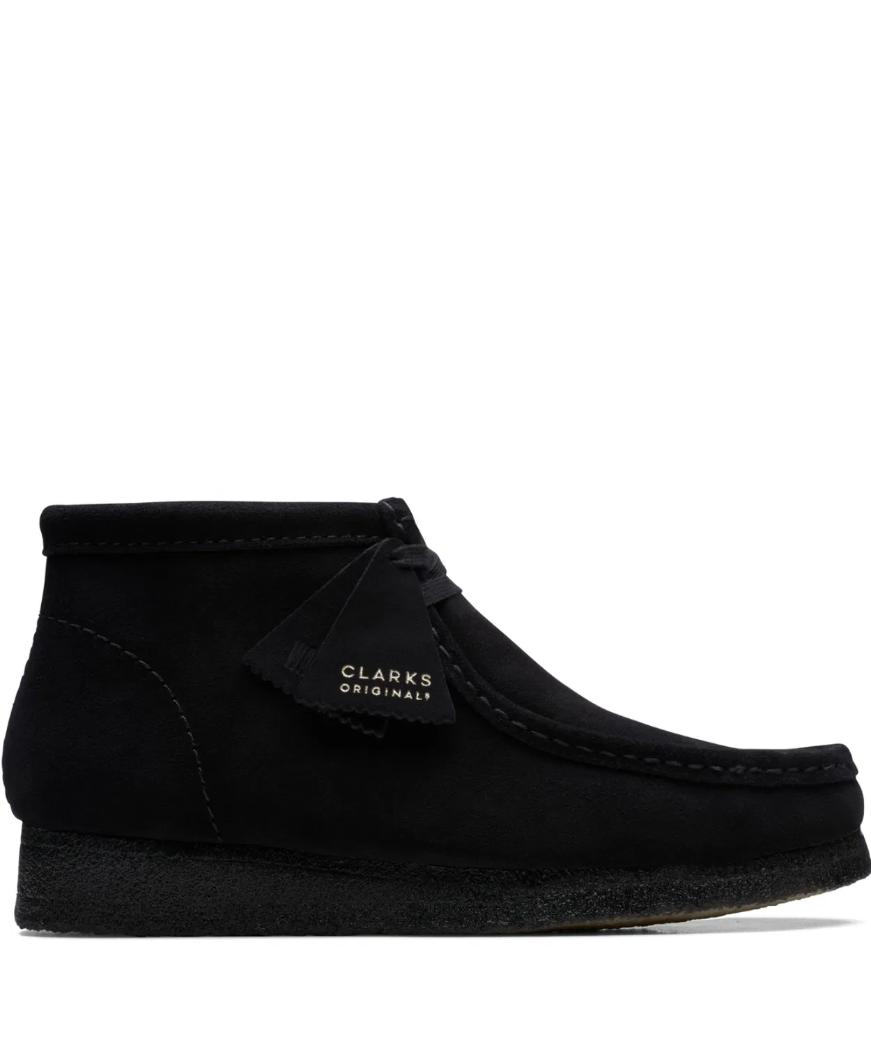 Ботинки Wallabee Boot Clarks Originals на шнуровке, 26155516, черный — фото 2