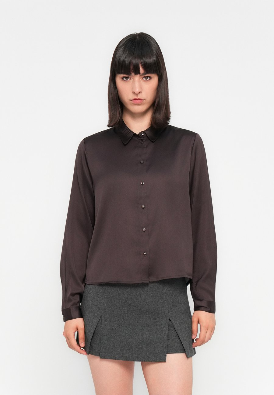 

Блуза JDY JDYFIFI SHIRT, Chocolate Torte/Dark Brown