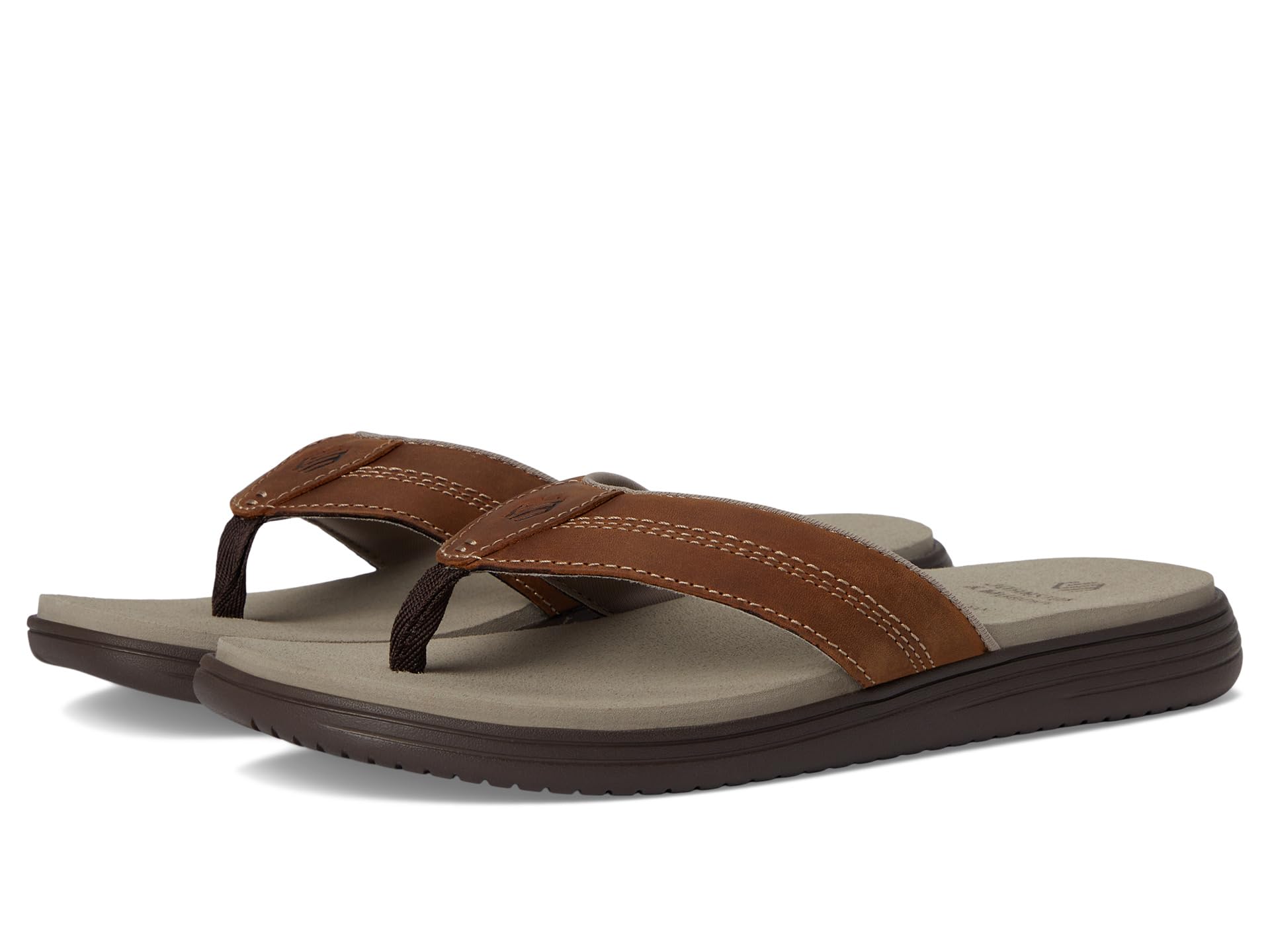 

Сандалии Johnston & Murphy Upton Flip Flop, цвет Brown Oiled Full Grain
