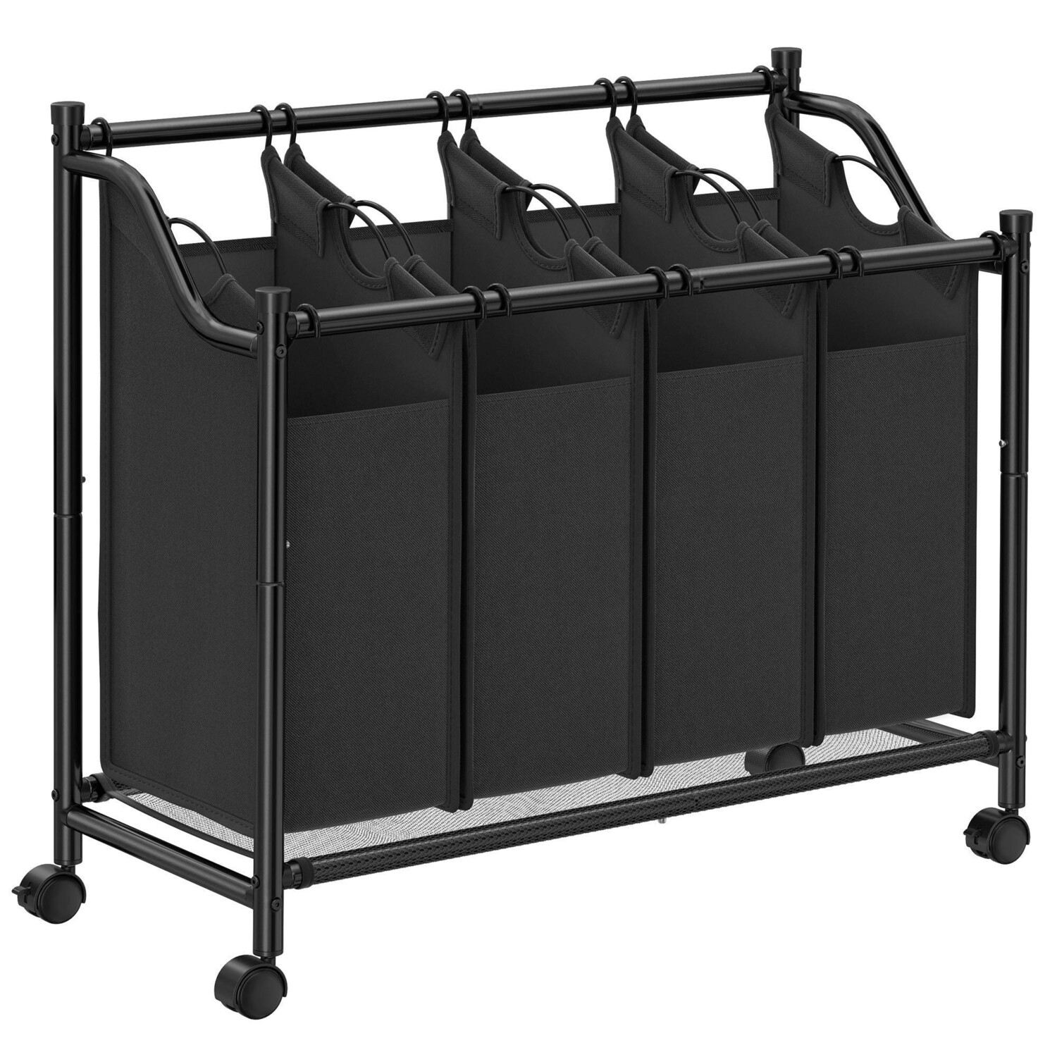 

Корзина для белья Hansiro, 38,5x81x87,5 см, черный