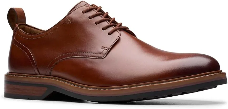 Туфли Clarks Wendell Lace II Black Leather — фото 2