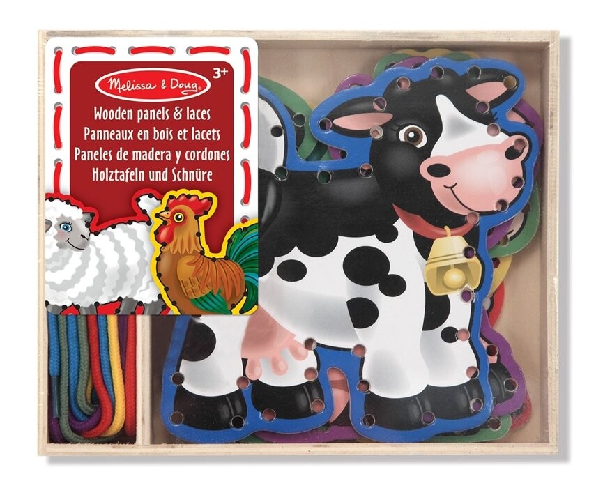 

Laces Farm, креативный набор, Melissa & Doug