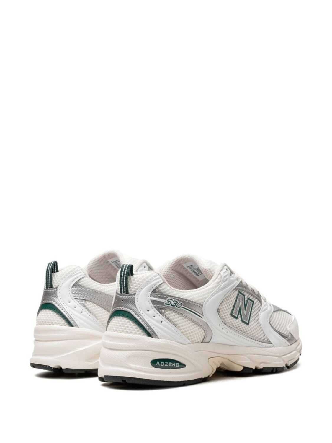 New Balance кроссовки 530 "Sea Salt/Marsh Green", белый — фото 3