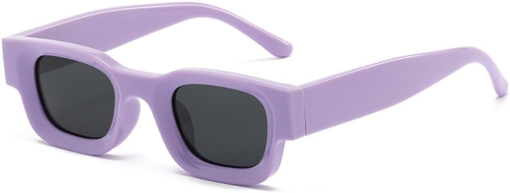 

Популярные модные маленькие солнцезащитные очки для женщин в стиле ретро-панк, мужские солнцезащитные очки в тренде, защита от УФ-излучения UV400 UUPTTPL, Polarize Purpleblack