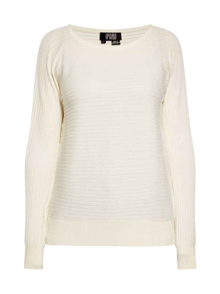 

Женский свитер кремового цвета DreiMaster Klassik