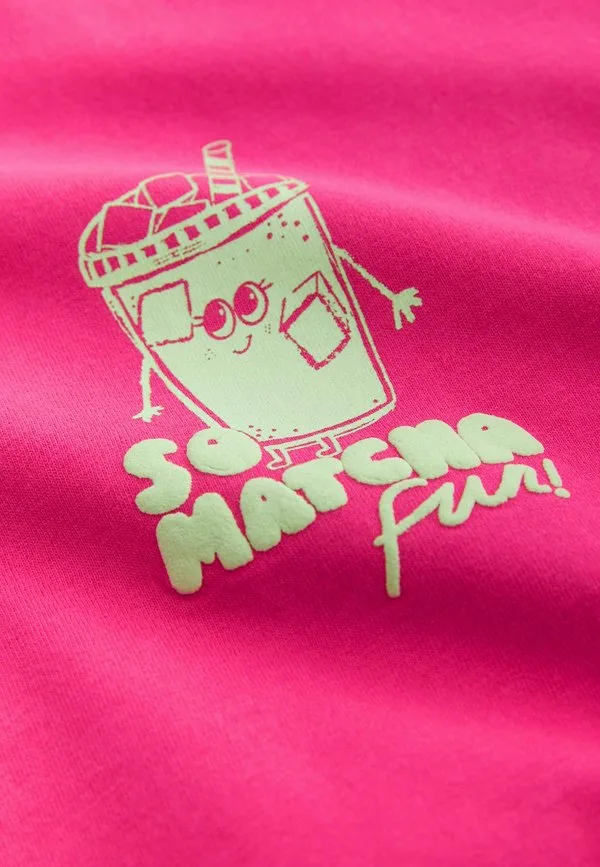 Футболка свободного кроя с графическим принтом Next, Pink Matcha — фото 2