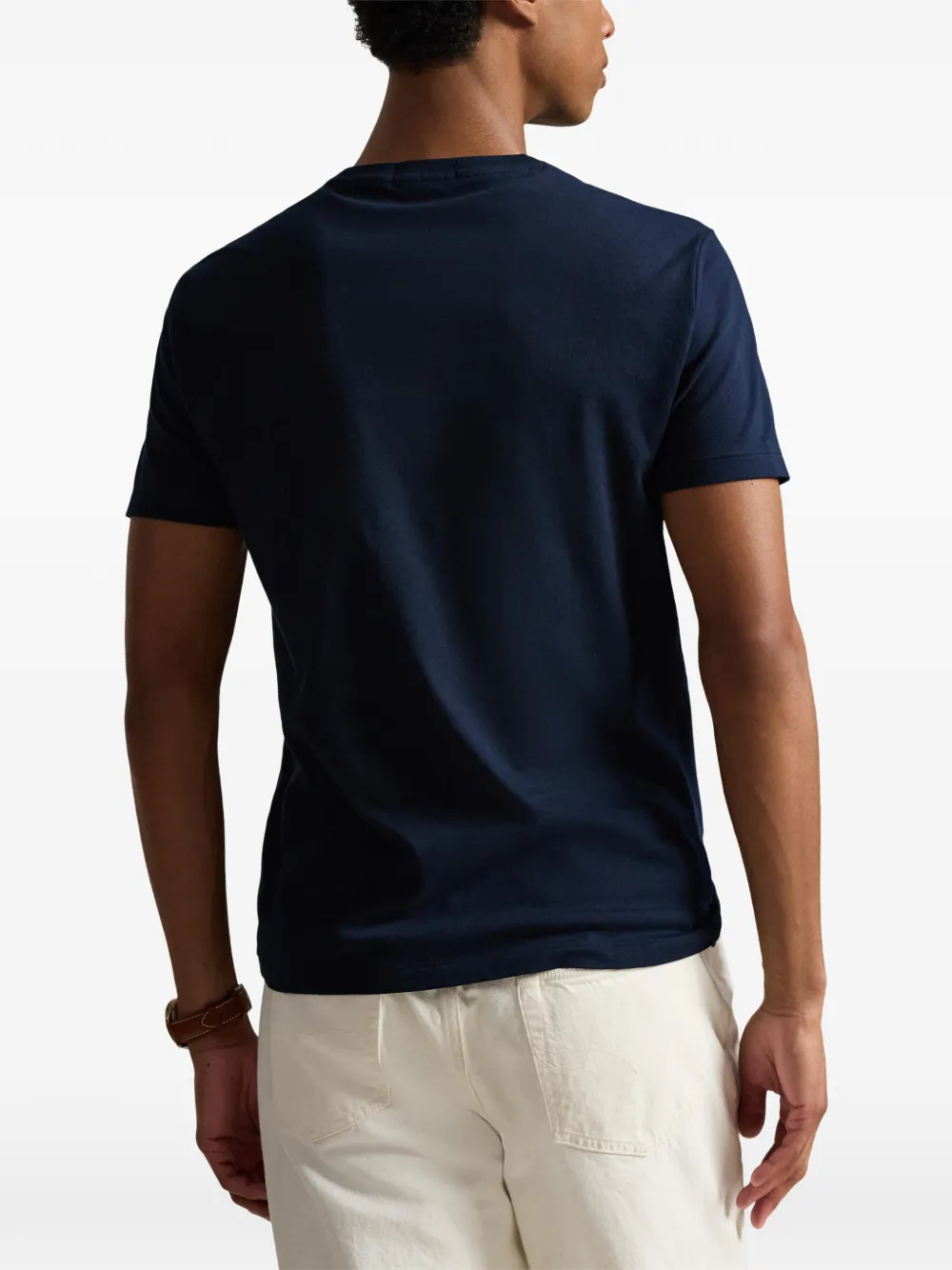 Футболка с графичным принтом Polo Ralph Lauren, синий — фото 4