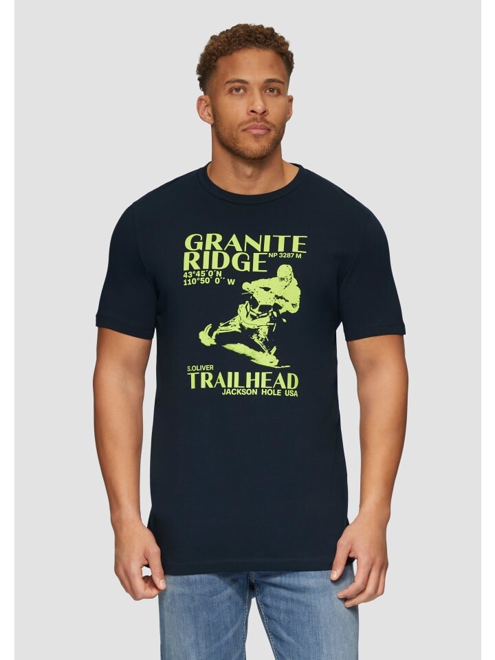 

Футболка s.Oliver T-Shirt kurzarm, синий