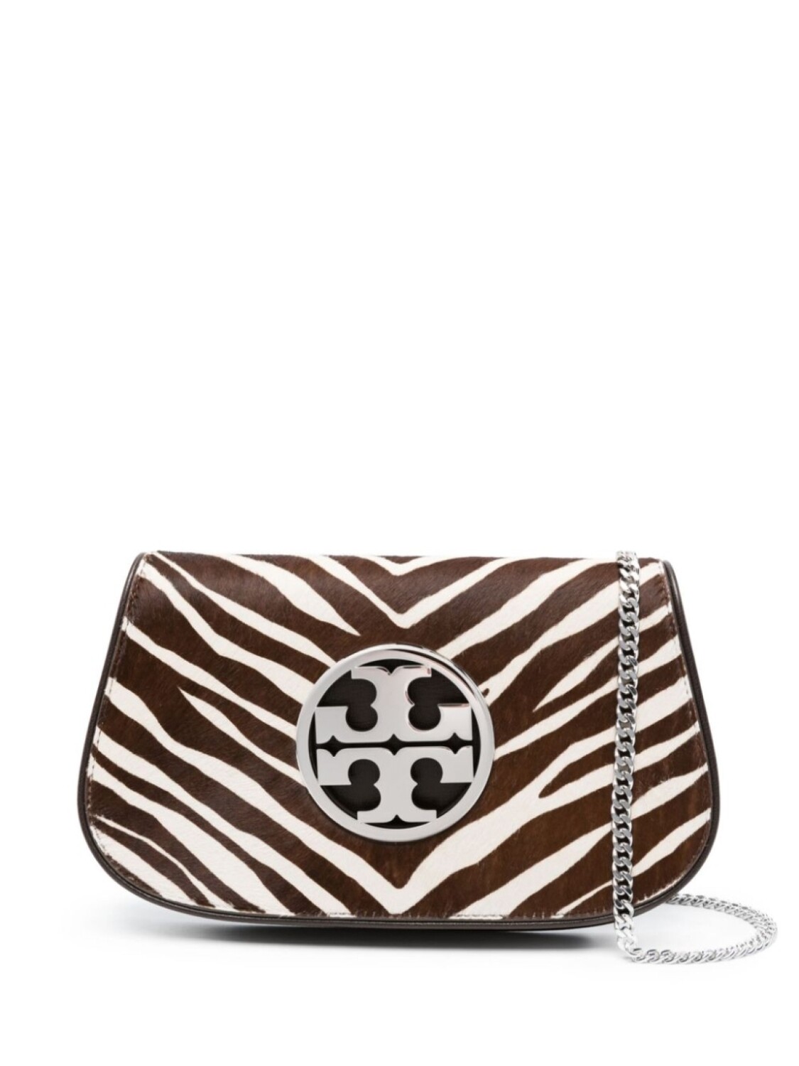 

Tory Burch сумка на плечо с зебровым принтом, коричневый