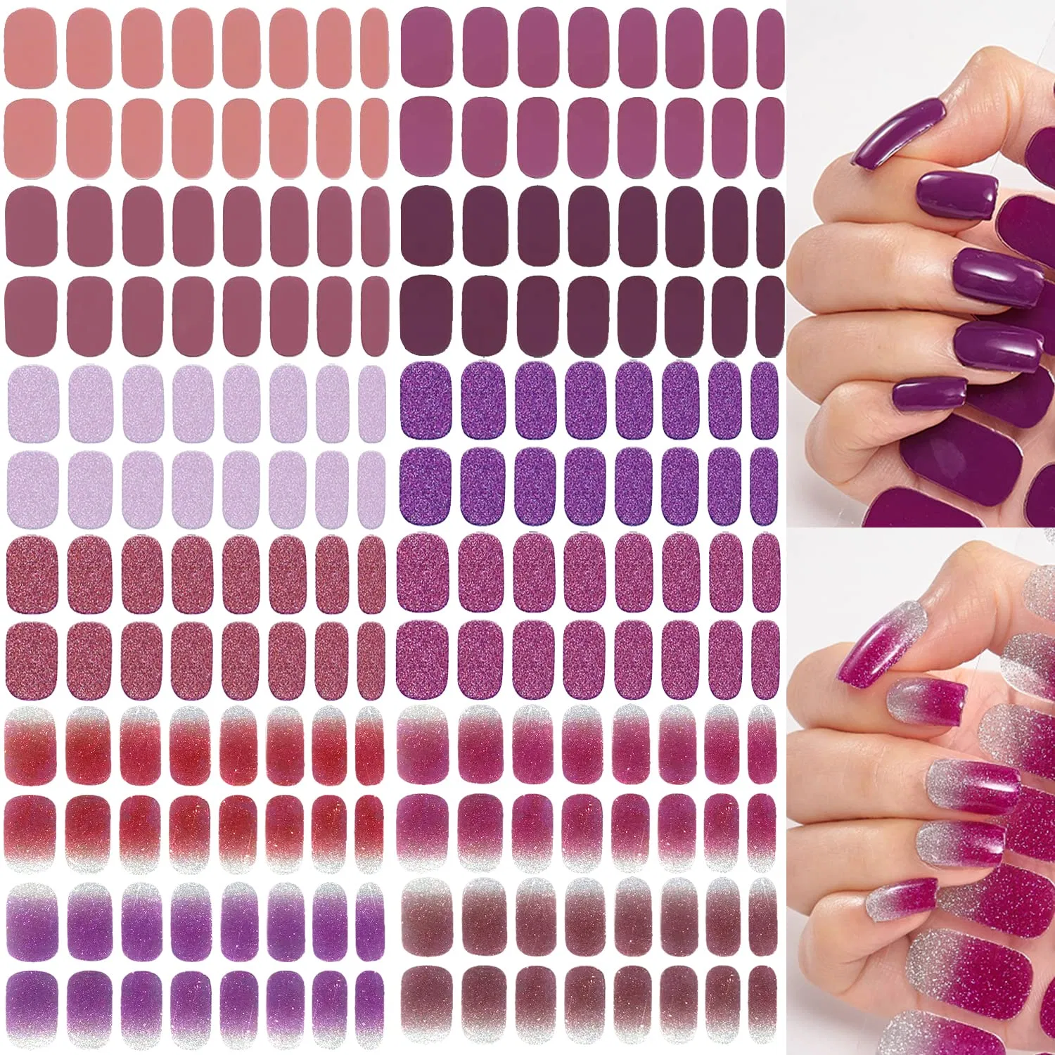 Самоклеящиеся стикеры для ногтей Naildoki, A1-19