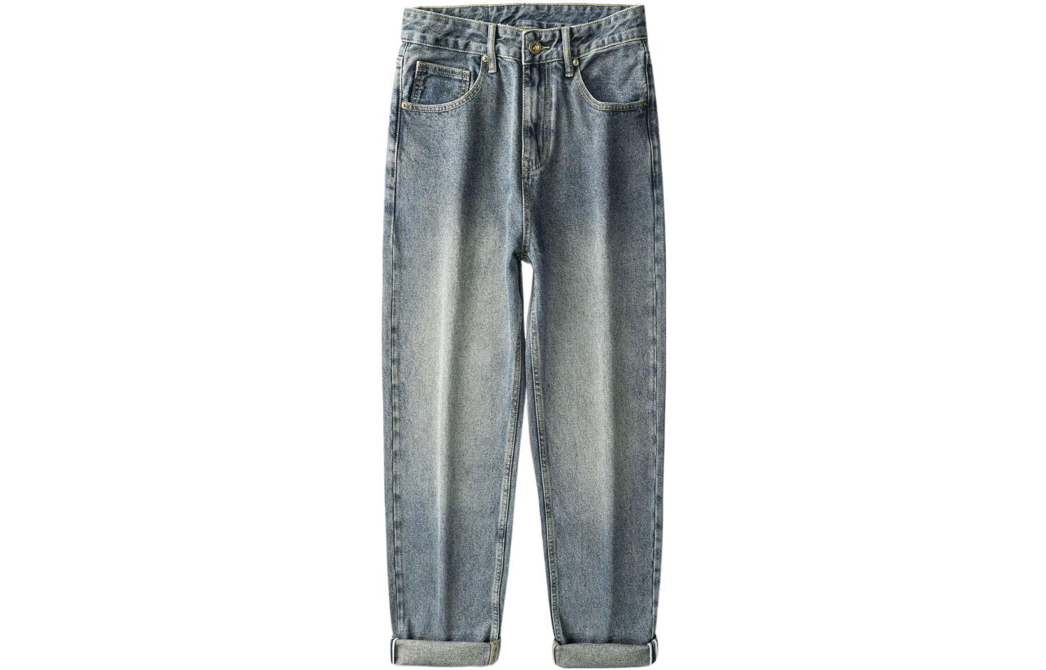 

Джинсы мужские Denim Blue FAIRWHALE, утепленные флисом