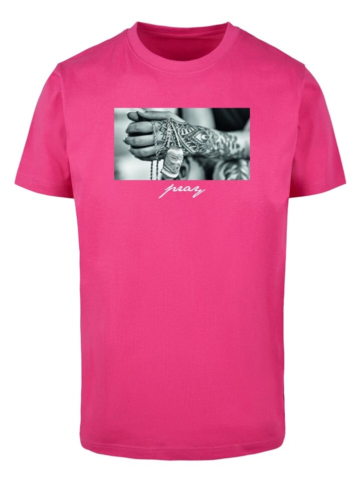 

Футболка Mister Tee s, цвет hibiskus pink