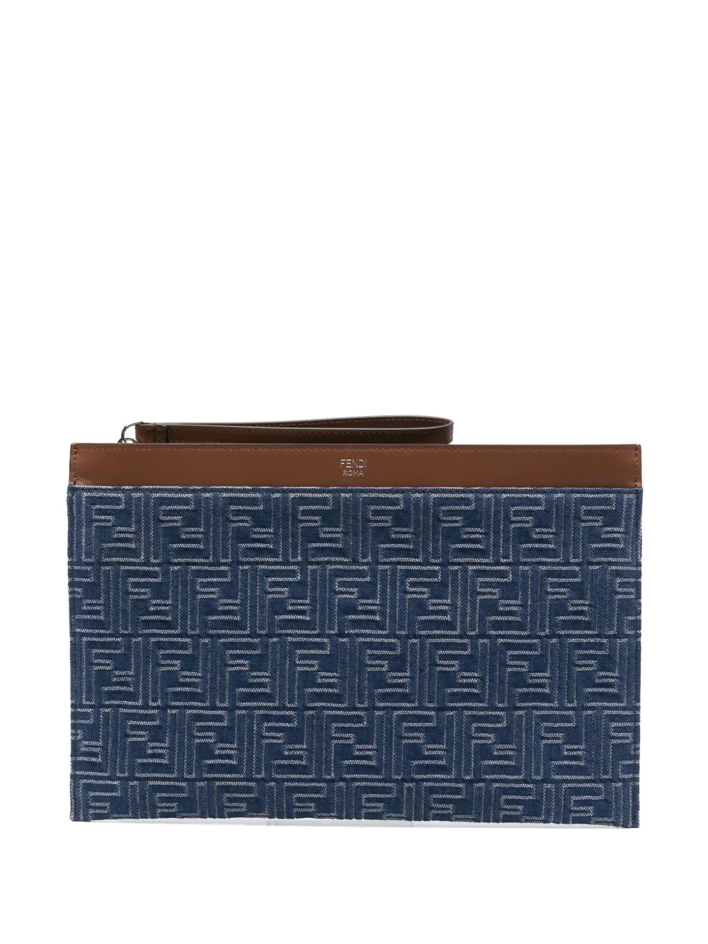 

Сумка-клатч с монограммой FENDI, синий