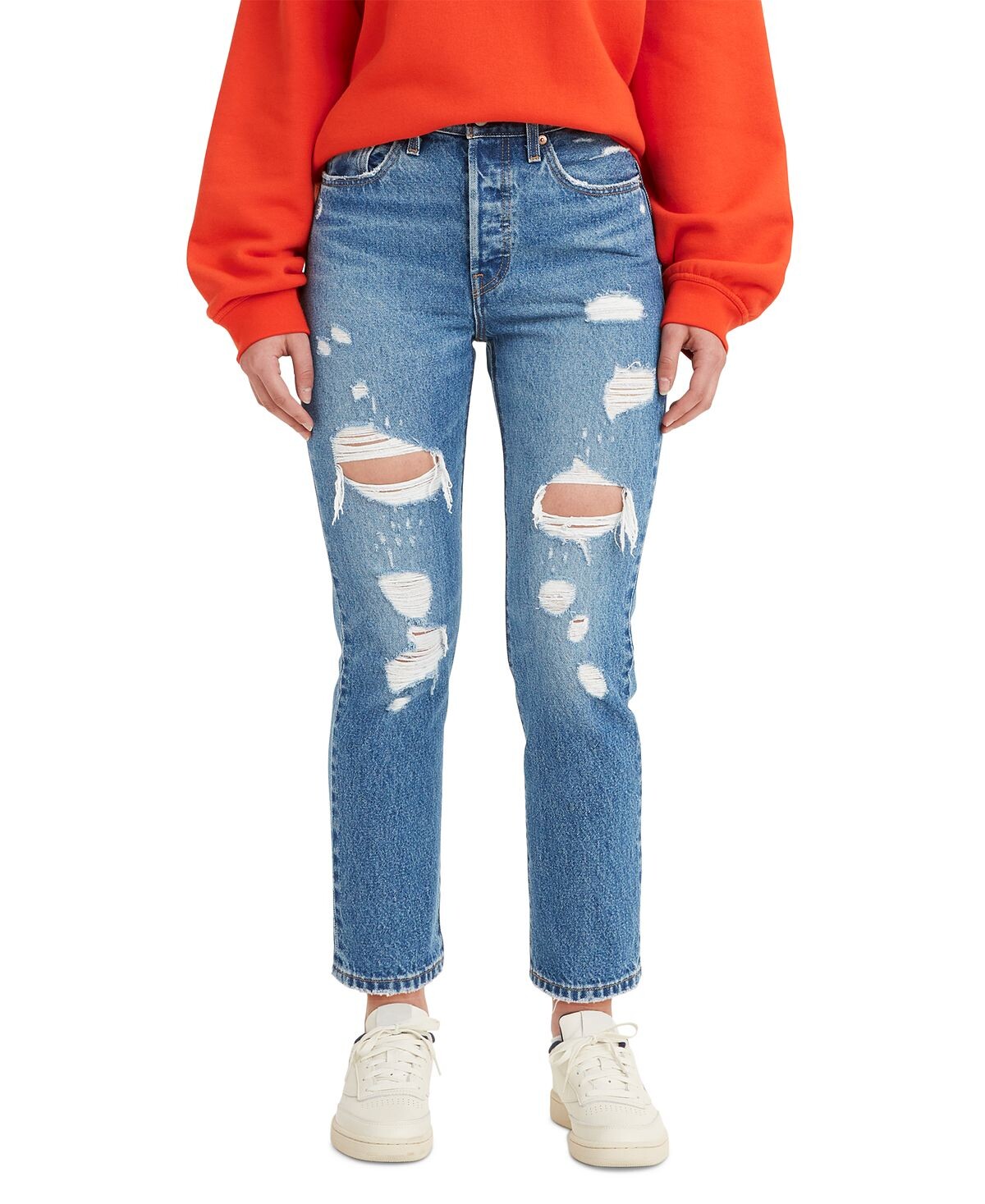 

Укороченные джинсы прямого кроя с высокой посадкой 501 Levi's