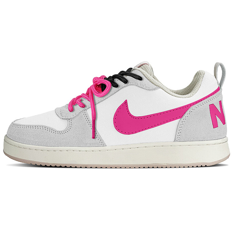 

Кроссовки Nike Court Borough Skateboarding Shoes Women's Low-top Gray, розовый