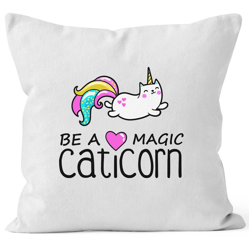 

Чехол на подушку Be a Magic caticorn чехол на подушку-единорог декоративная подушка 40x40 хлопок MoonWorks белый униразмер