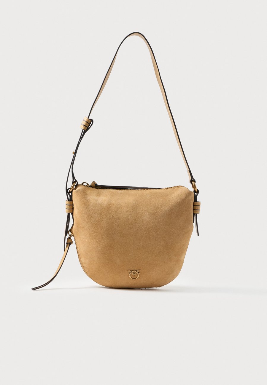 

Сумка кросс-боди Pinko HOBO ZIP AROUND MINI, Torroncino/Antique Gold-Coloured/Beige