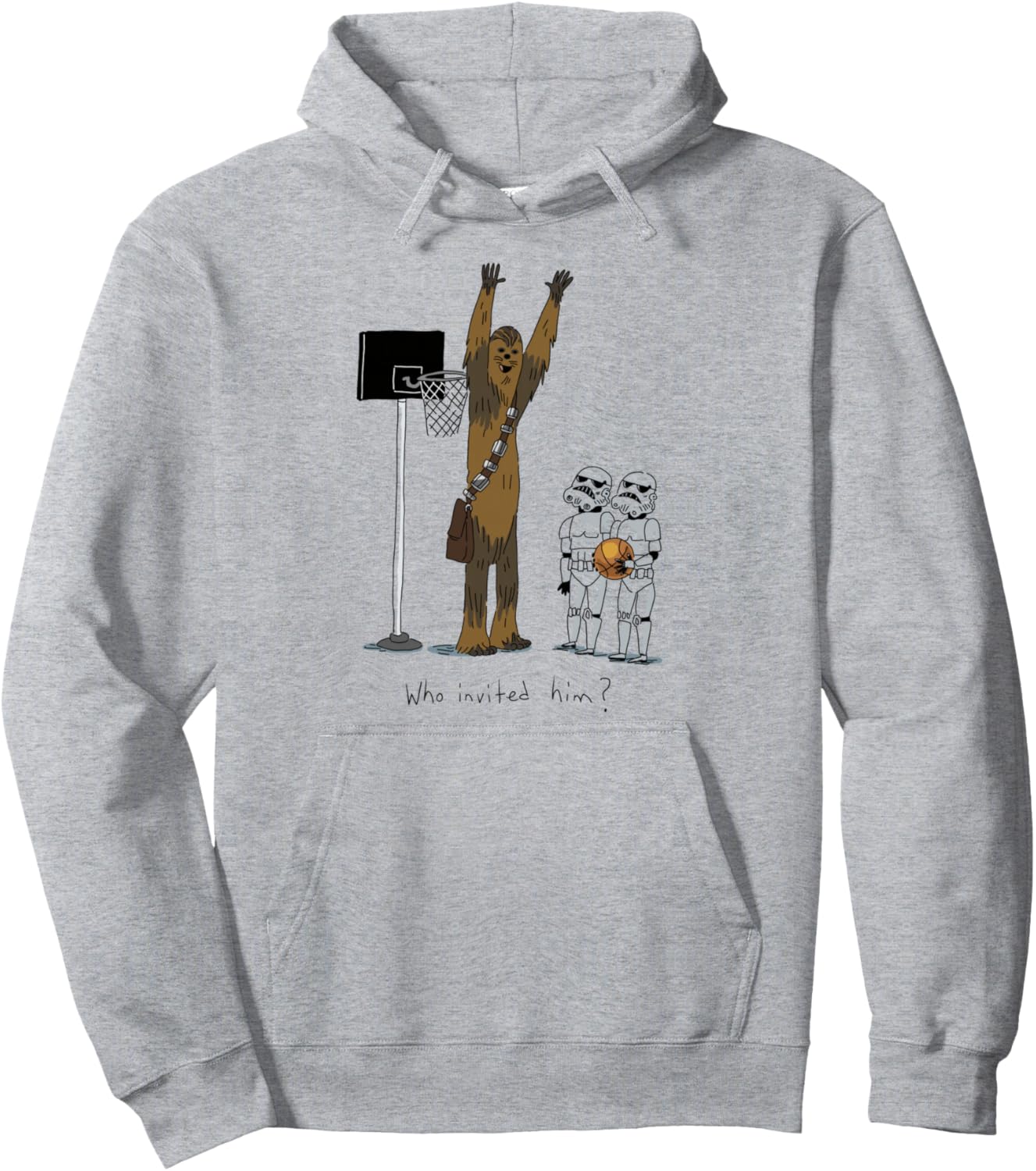 

Худи Star Wars Chewbacca Basketball Who Invite Him Disney+ Hoodie, серое, Серый, Худи Star Wars Chewbacca Basketball Who Invite Him Disney+ Hoodie, серое