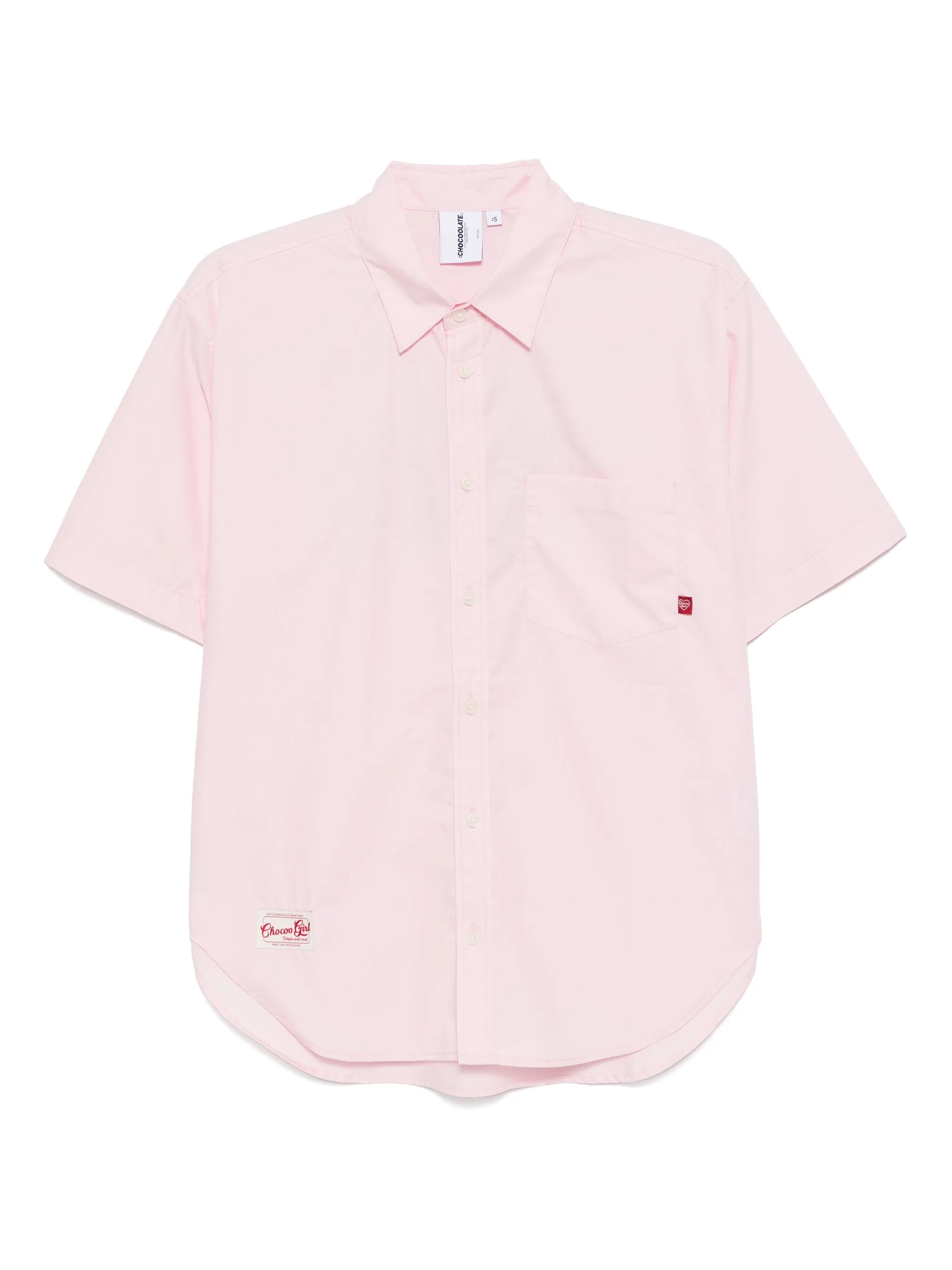 

Рубашка с короткими рукавами Chocoolate, розовый