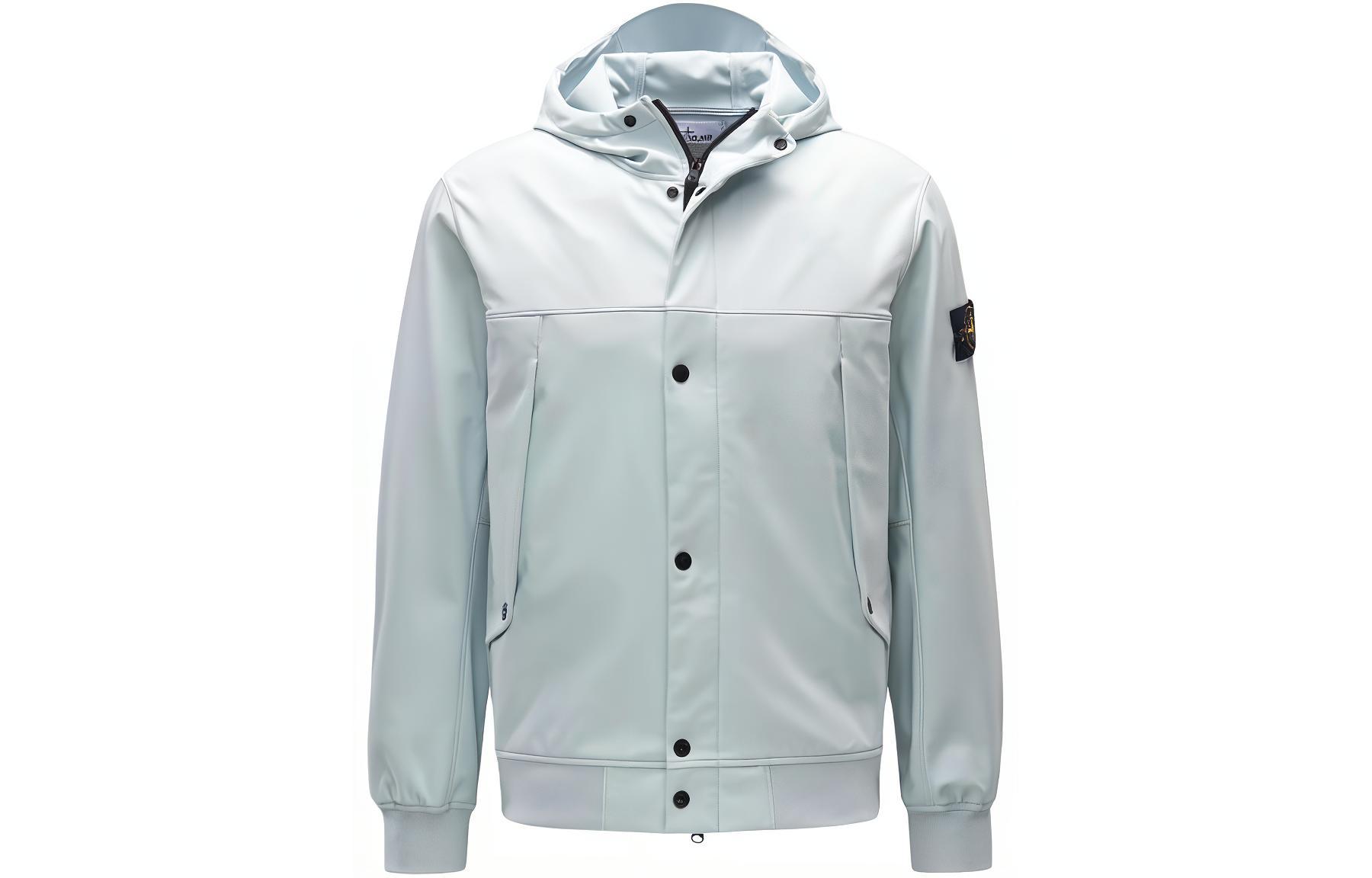 

STONE ISLAND Куртка мужская небесно-голубая, Ice Frost Blue