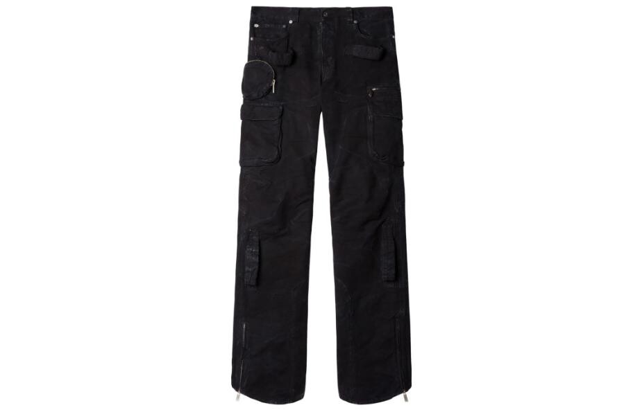 

Брюки-карго мужские черные Off-White, черный