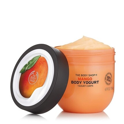 

The Body Shop Mango Body Yogurt 48-часовой увлажняющий крем, 100% веганский, 6,91 жидких унций