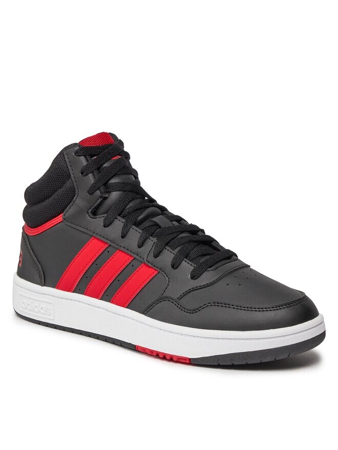 Кроссовки Hoops 3.0 Mid adidas, черный — фото 2
