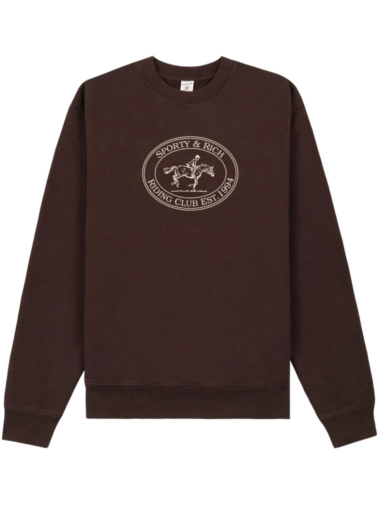 

Толстовка Riding Club Sporty & Rich, коричневый