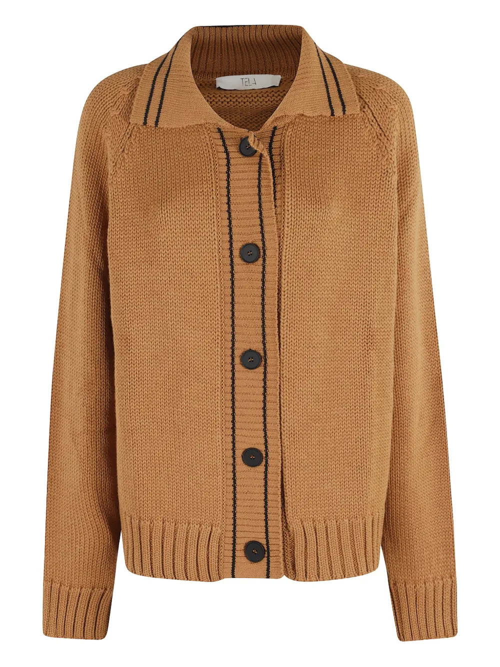 

Кардиган в полоску на пуговицах Tela, нейтральный