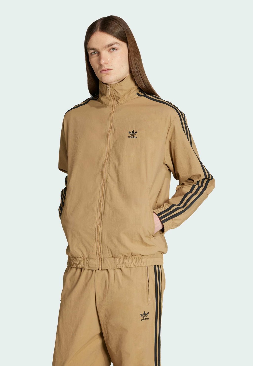

Блейзер FIREBIRD TT Adidas Originals, коричневый