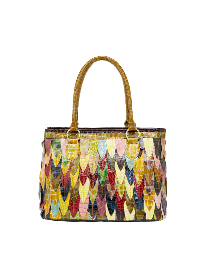 

Наплечная сумка IZIA, цвет camel multicolor